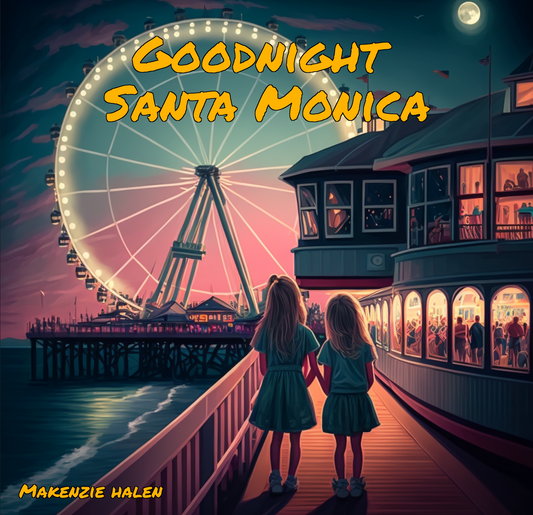 Goodnight Santa Monica baby book